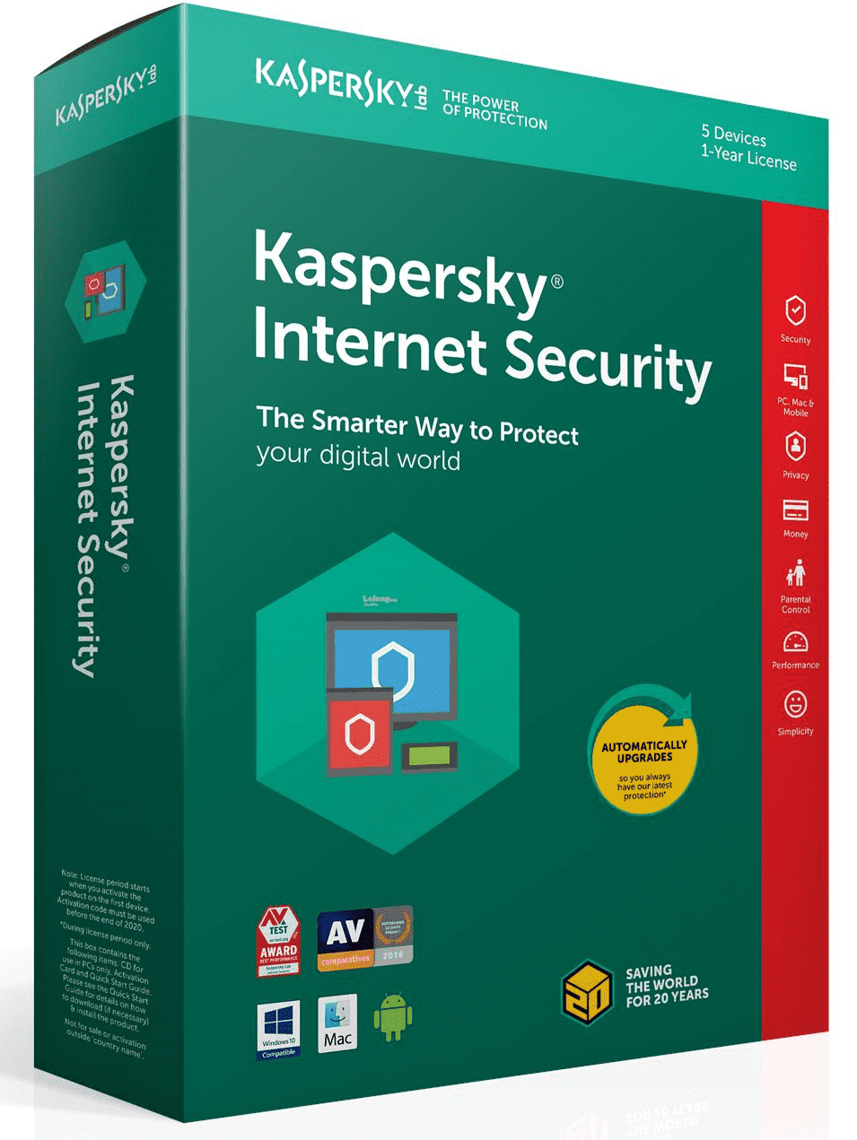 Bán Key Kaspersky Internet Security