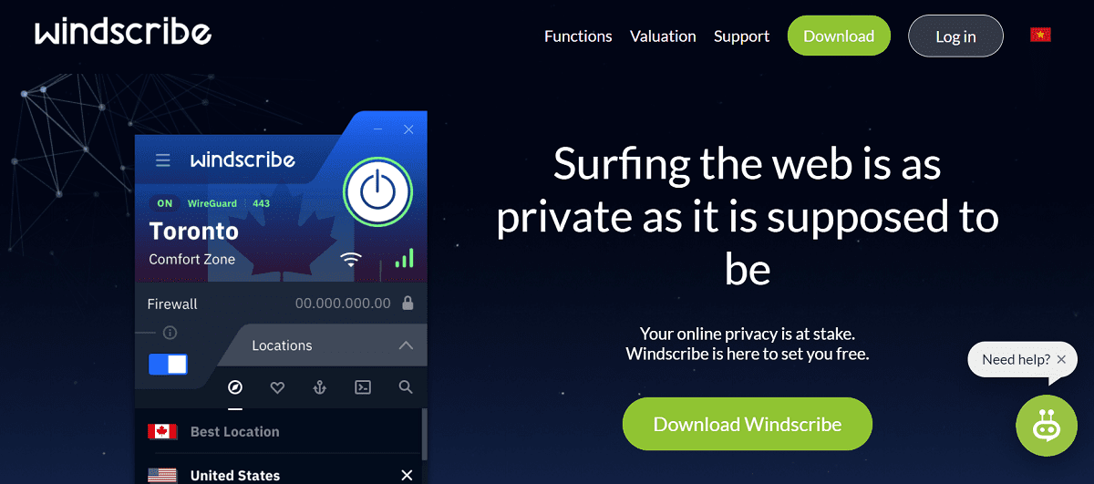 Tài khoản Windscribe VPN 1