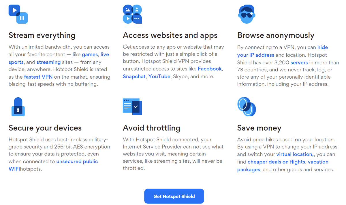 Tài khoản Hotspot Shield VPN 1