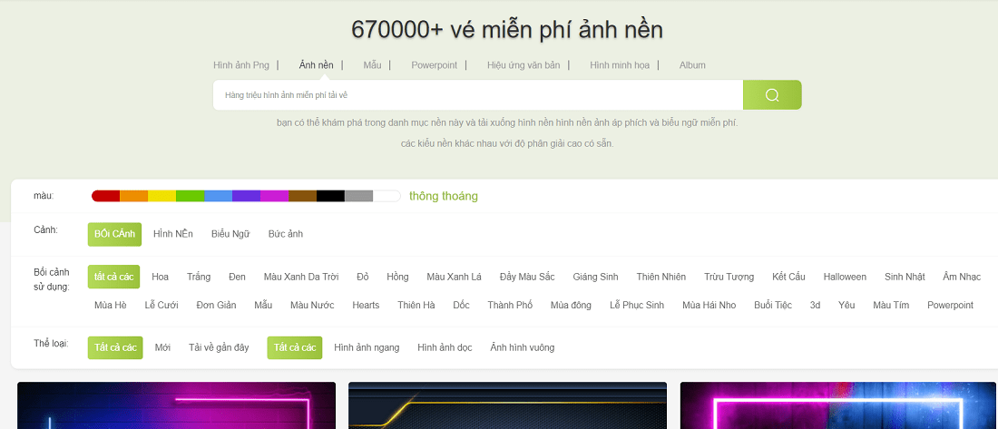 Giao diện Các mẫu thiết kế trên Gói tài khoản Pngtree Premiu 2