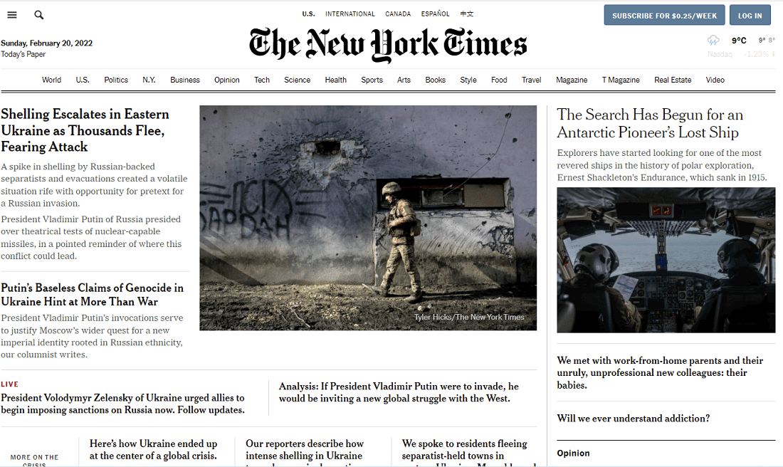 Tài khoản The New York Times 1