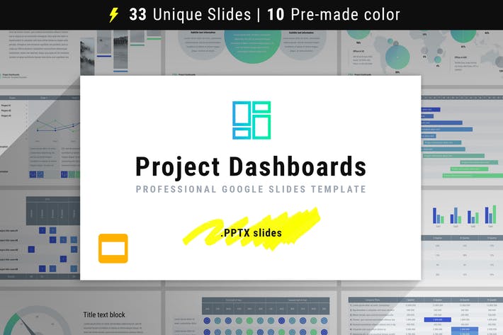 Project Dashboards for Google Slides